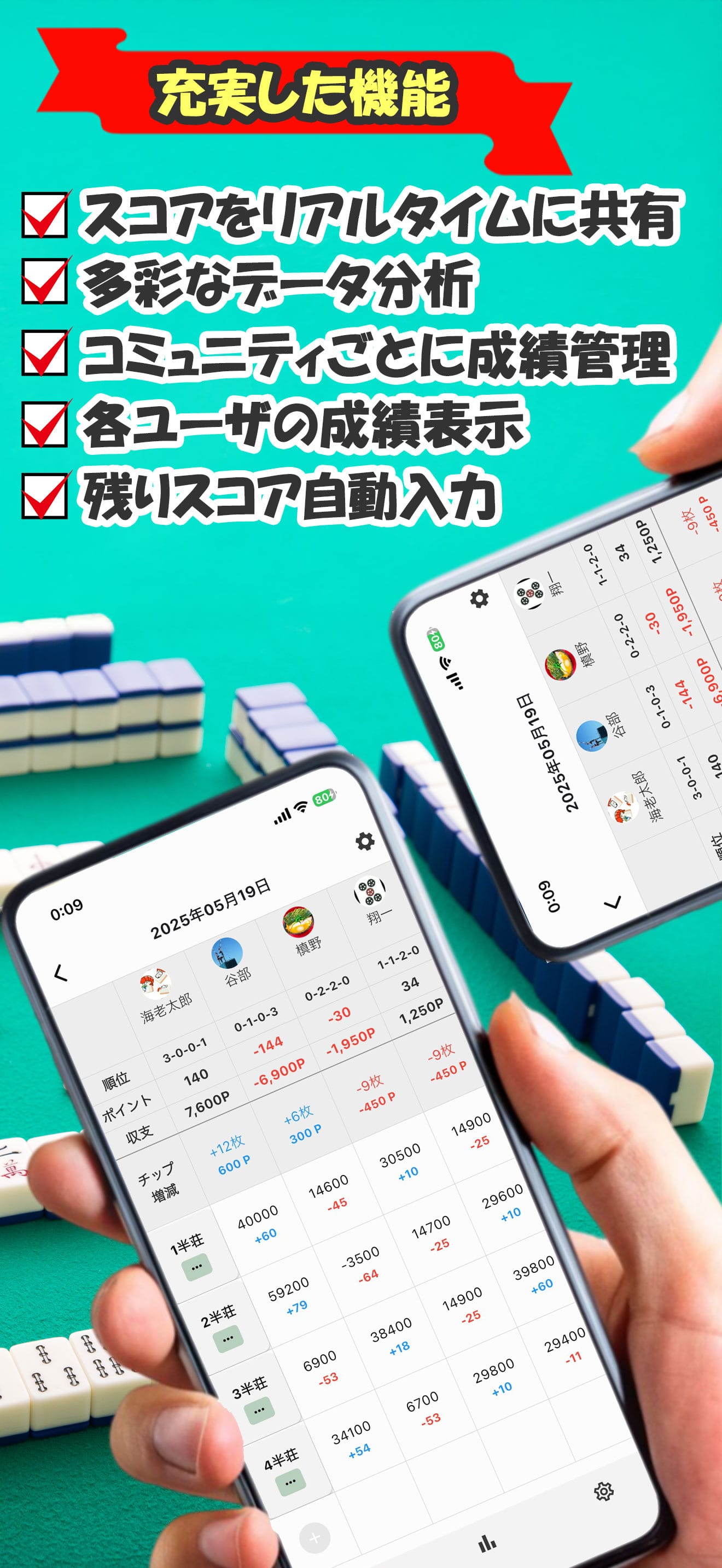 雀エビの充実した機能一覧